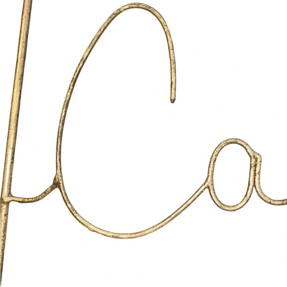 Gold metal california wall hanging - Picture 3 of 12